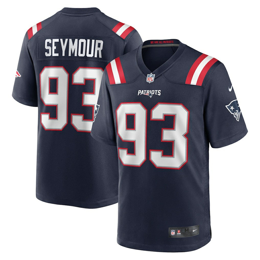 New England Patriots Nike Richard Seymour  Retired Player Game Jersey
