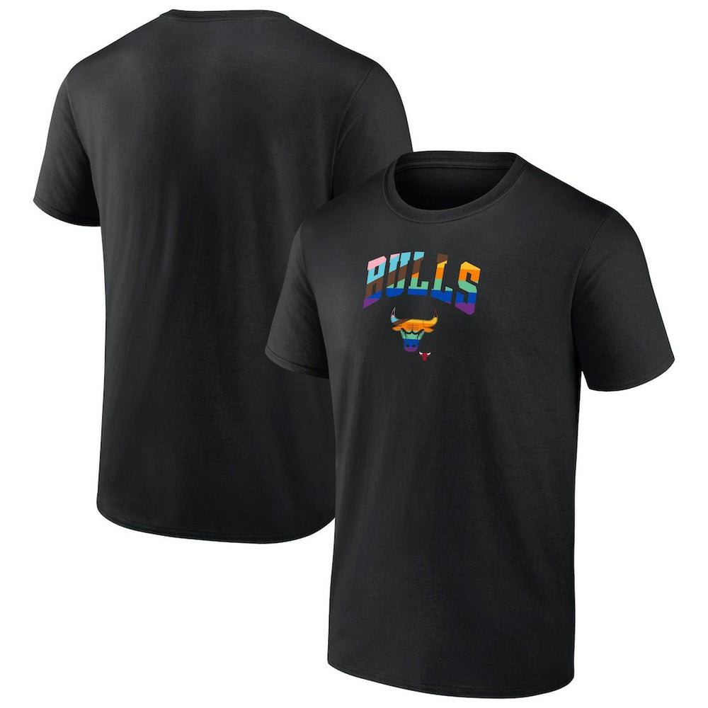Chicago Bulls Logo Pride T-Shirt sale For Sale