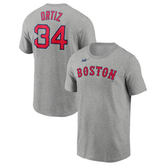 David Ortiz Boston Red Sox Nike Name & Number T-Shirt | MLB New