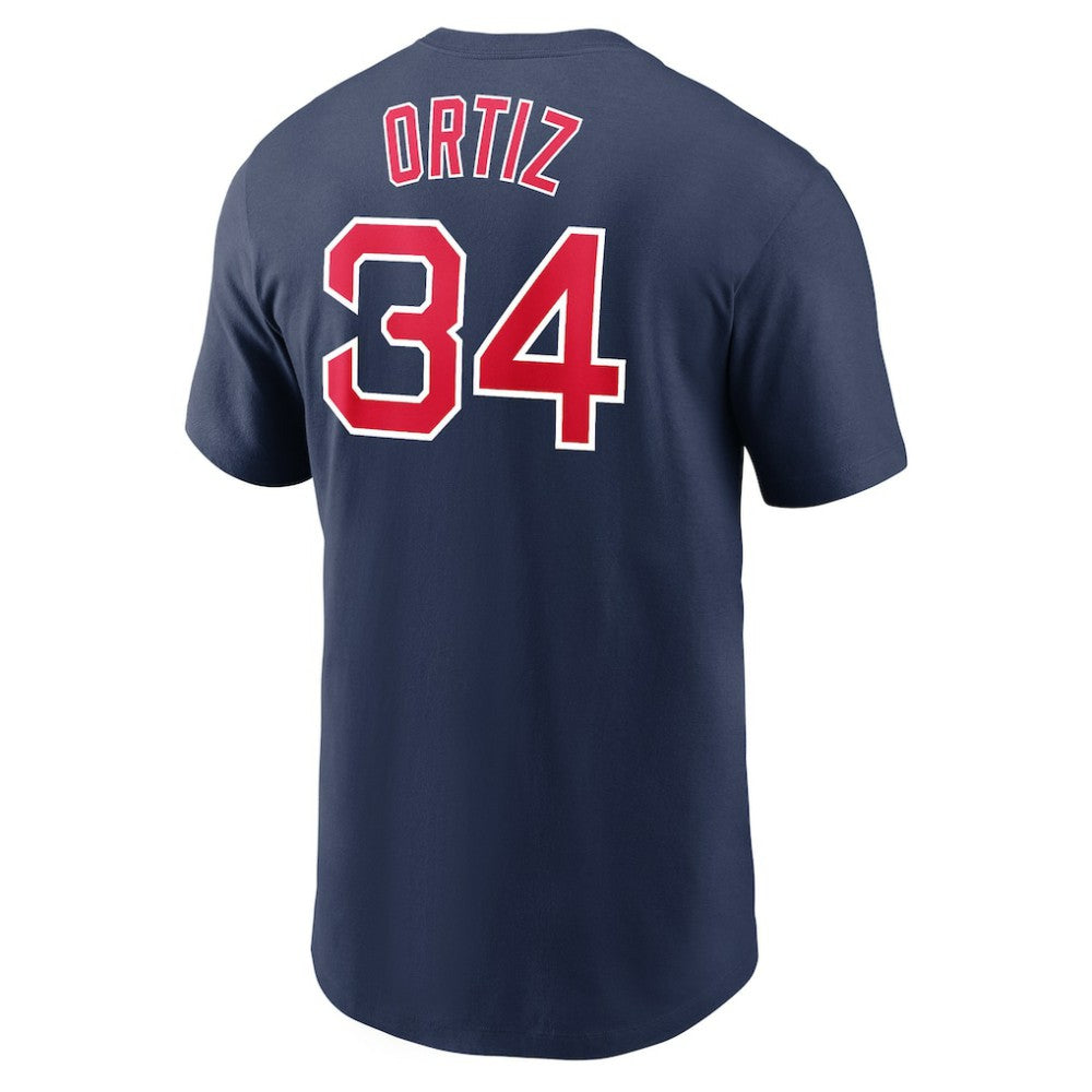 David Ortiz Boston Red Sox Nike Name & Number Logo T-Shirt | MLB Near me