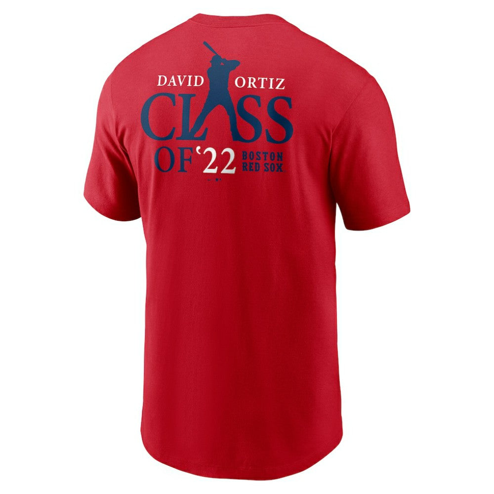 David Ortiz Boston Red Sox Nike 2022 Hall of Fame Essential T-Shirt | MLB New