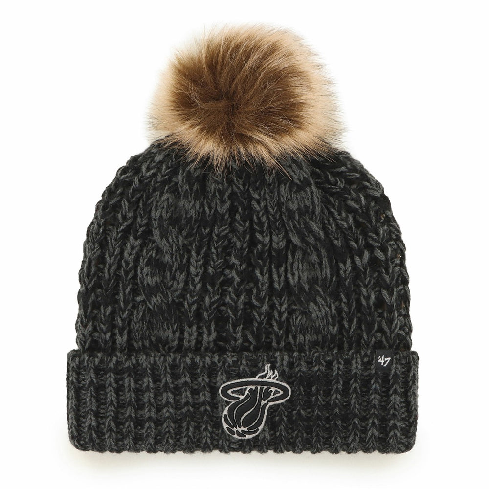 Miami Heat '47 Women's Meeko Cuffed Knit Hat with Pom On Sale