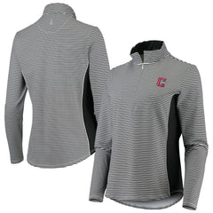 Cleveland Guardians Tommy Bahama Women's Aubrey Stripe Block IslandZone Half-Zip Jacket | MLB Discount