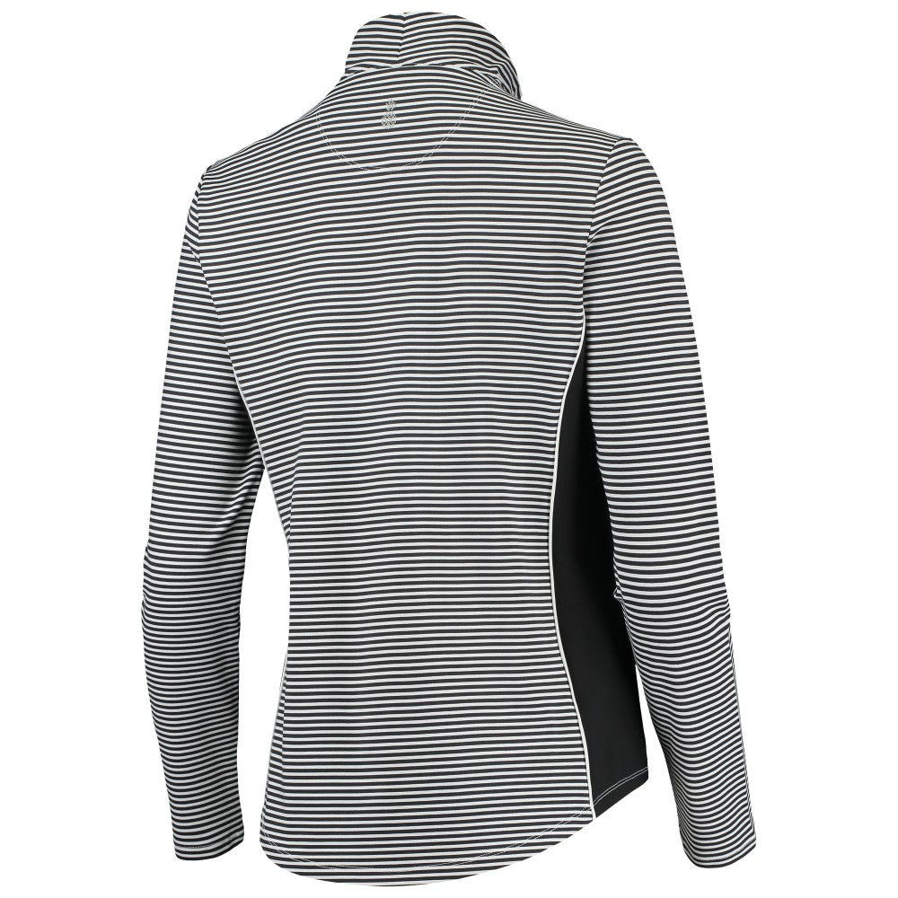 Cleveland Guardians Tommy Bahama Women's Aubrey Stripe Block IslandZone Half-Zip Jacket | MLB Discount