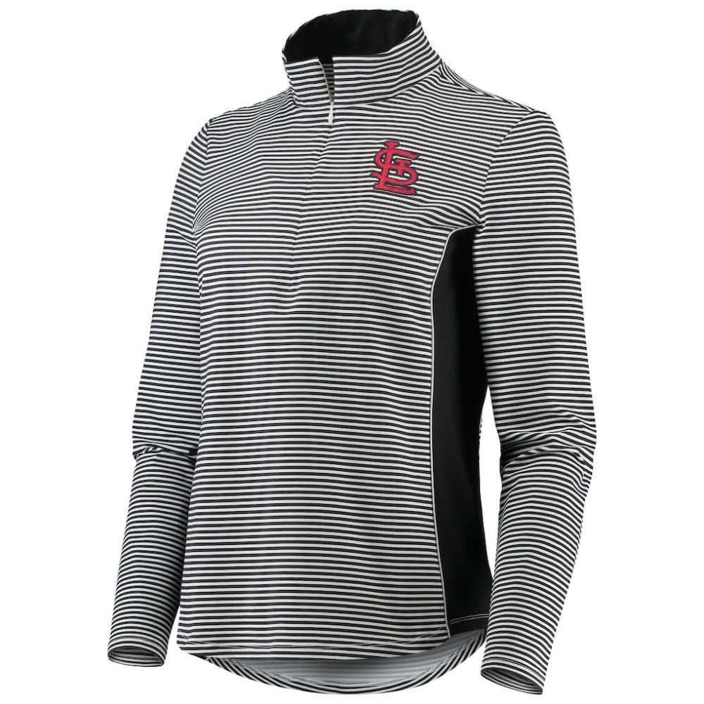 St. Louis Cardinals Tommy Bahama Women's Aubrey Stripe Block IslandZone Half-Zip Jacket | MLB For sale