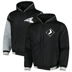 Chicago White Sox JH Design Reversible Fleece Full-Snap Hoodie Jacket | MLB On Sale