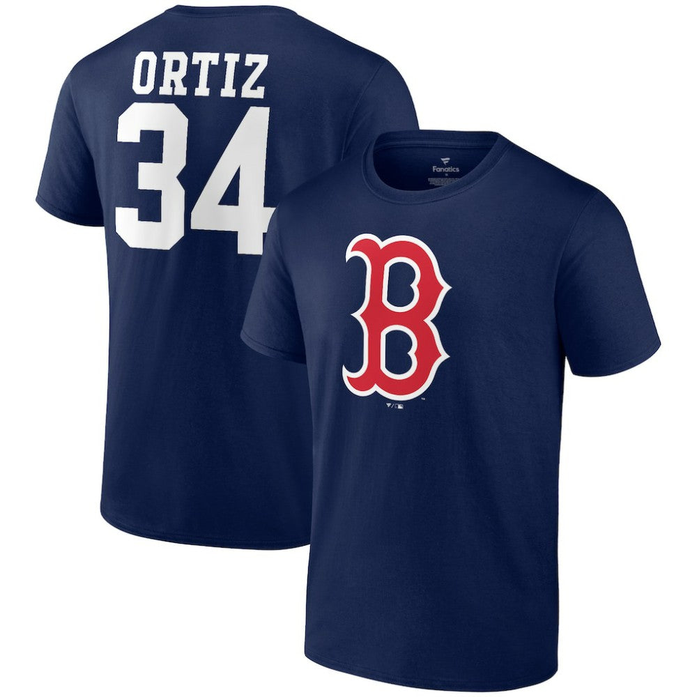 David Ortiz Boston Red Sox Fanatics Logo Graphic T-Shirt | MLB Discount