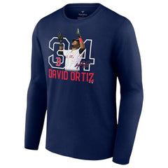David Ortiz Boston Red Sox Fanatics Stats Resume Long Sleeve T-Shirt | MLB Shop