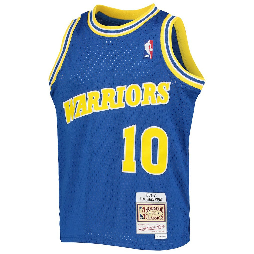 Tim Hardaway Golden State Warriors Youth 1990/91 Hardwood Classics Swingman Jersey sale For Sale