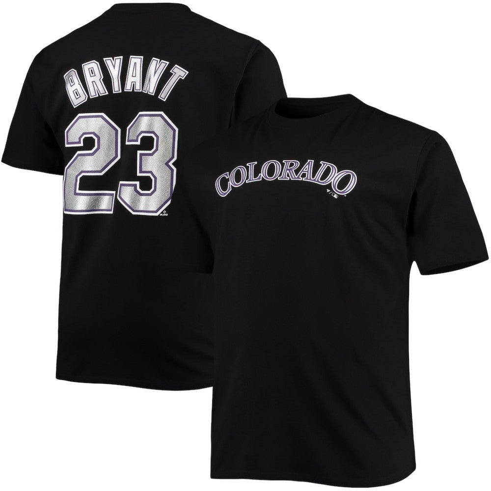 Kris Bryant Colorado Rockies Fanatics Big & Tall Name & Number T-Shirt | MLB US