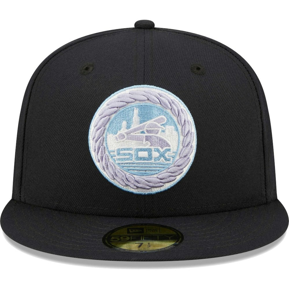 Chicago White Sox New Era 50th Anniversary 1983 MLB All-Star Game Lavender Undervisor 59FIFTY Fitted Hat | MLB New