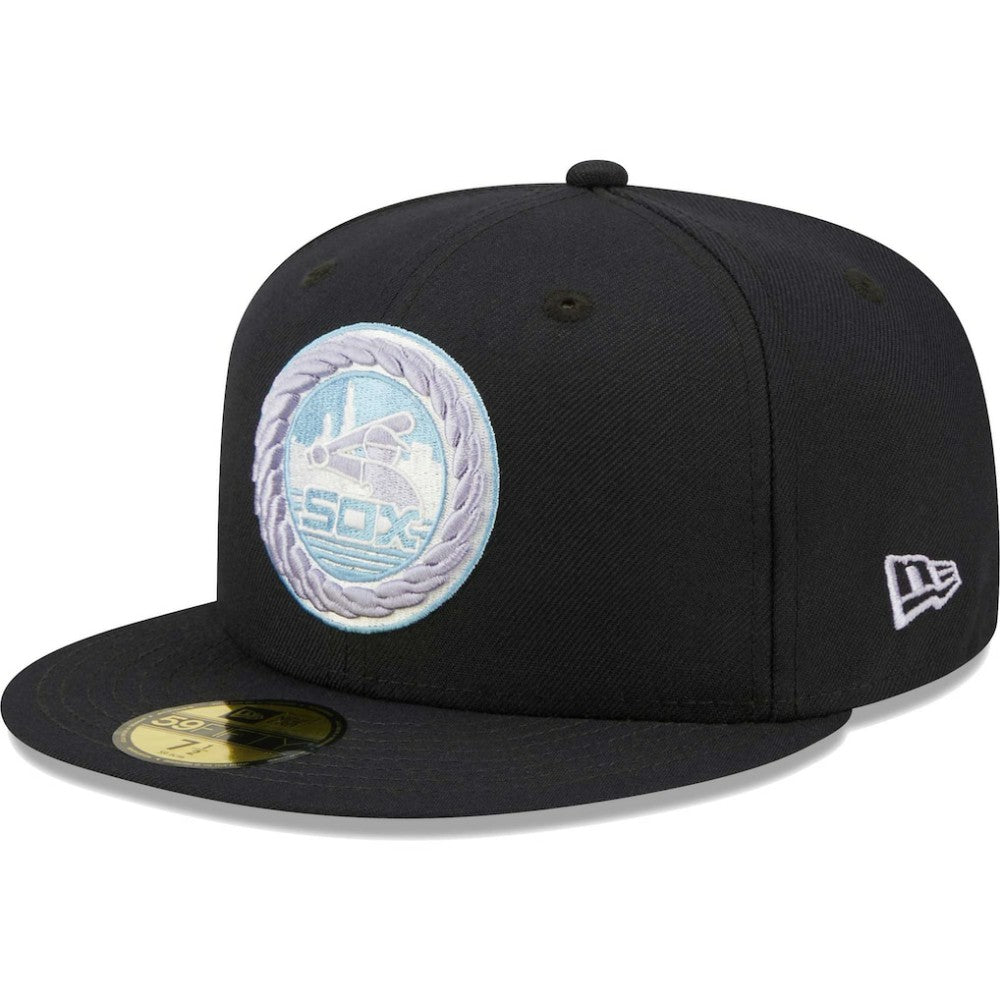 Chicago White Sox New Era 50th Anniversary 1983 MLB All-Star Game Lavender Undervisor 59FIFTY Fitted Hat | MLB New