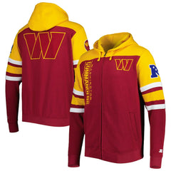 Washington Commanders  Starter Extreme Full-Zip Hoodie Jacket