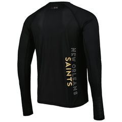 New Orleans Saints  MSX by Michael Strahan Interval Long Sleeve Raglan T-Shirt