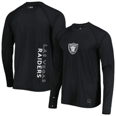 Las Vegas Raiders  MSX by Michael Strahan Interval Long Sleeve Raglan T-Shirt