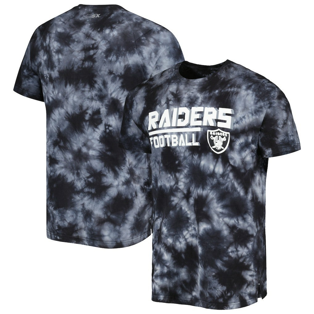 Las Vegas Raiders  MSX by Michael Strahan Recovery Tie-Dye T-Shirt