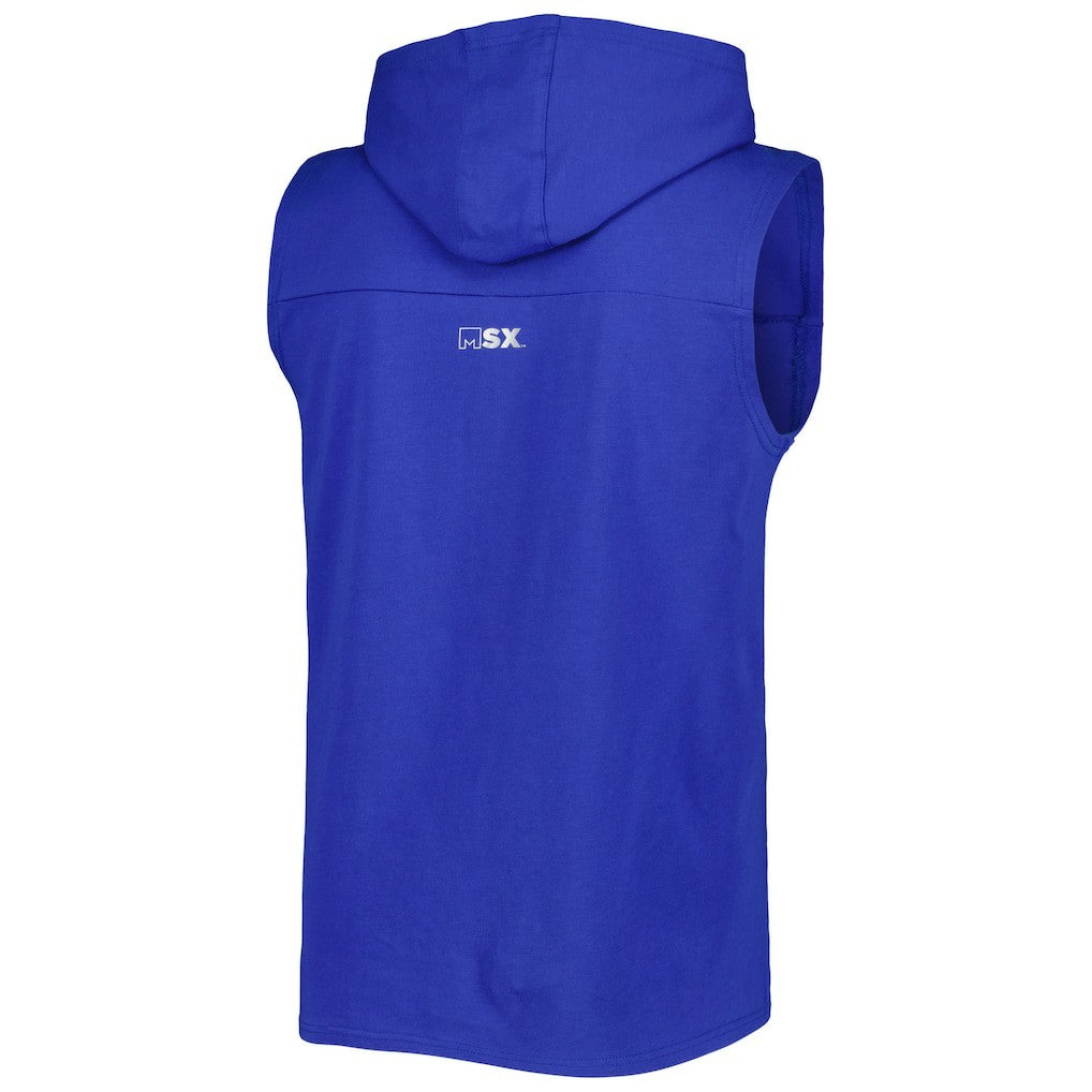 Buffalo Bills  MSX by Michael Strahan Relay Sleeveless Pullover Hoodie