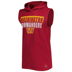 Washington Commanders  MSX by Michael Strahan Relay Sleeveless Pullover Hoodie