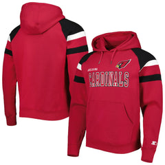 Arizona Cardinals  Starter Draft Fleece Raglan Pullover Hoodie