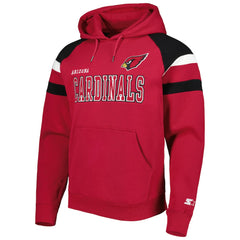 Arizona Cardinals  Starter Draft Fleece Raglan Pullover Hoodie