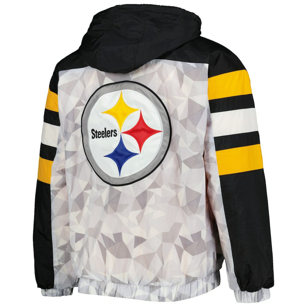 Pittsburgh Steelers  Starter Thursday Night Gridiron Raglan Half-Zip Hooded Jacket