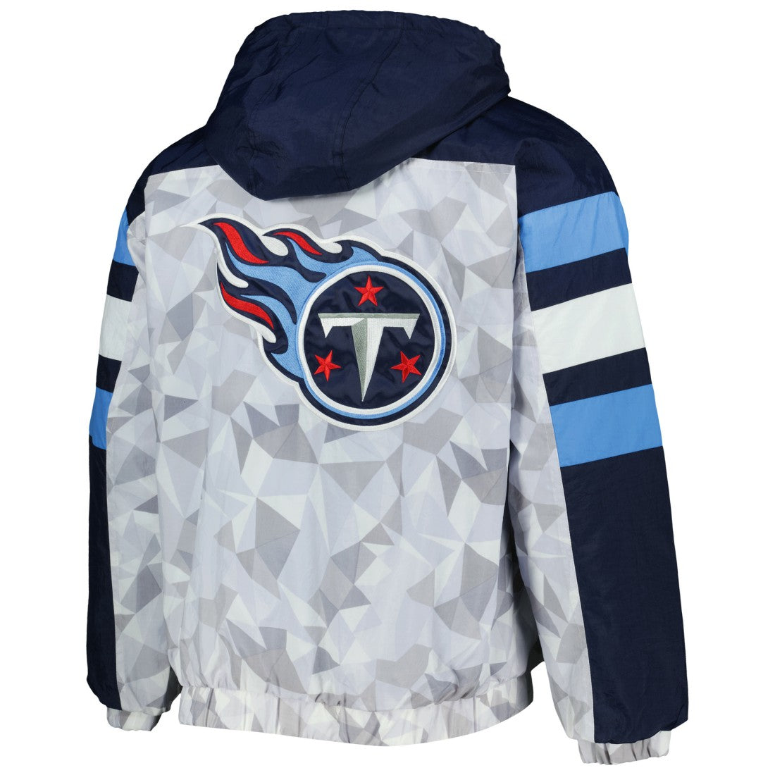 Tennessee Titans  Starter Thursday Night Gridiron Raglan Half-Zip Hooded Jacket