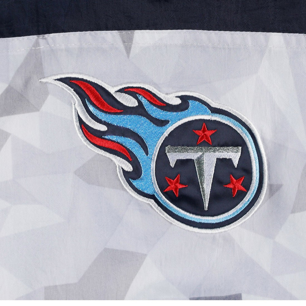 Tennessee Titans  Starter Thursday Night Gridiron Raglan Half-Zip Hooded Jacket