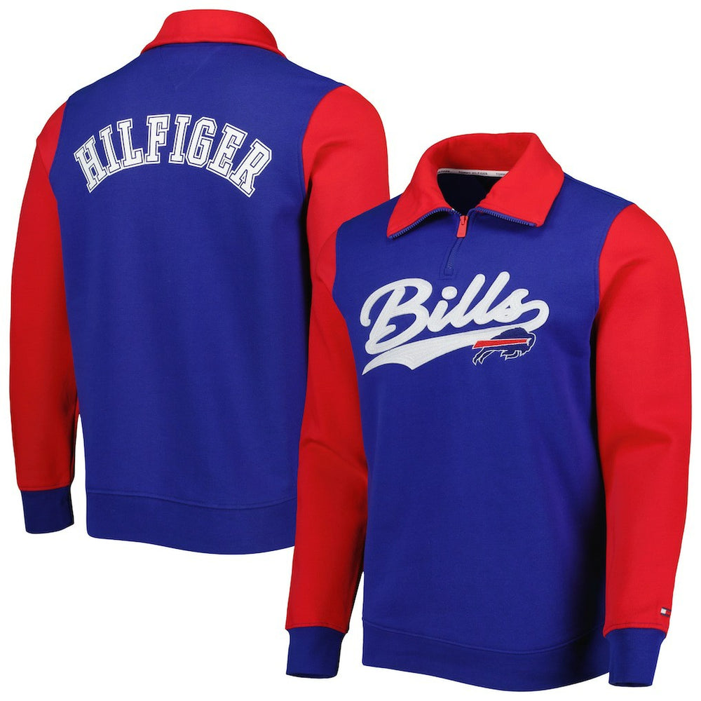 Buffalo Bills  Tommy Hilfiger Aiden Quarter-Zip Sweatshirt
