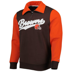 Cleveland Browns  Tommy Hilfiger Aiden Quarter-Zip Sweatshirt