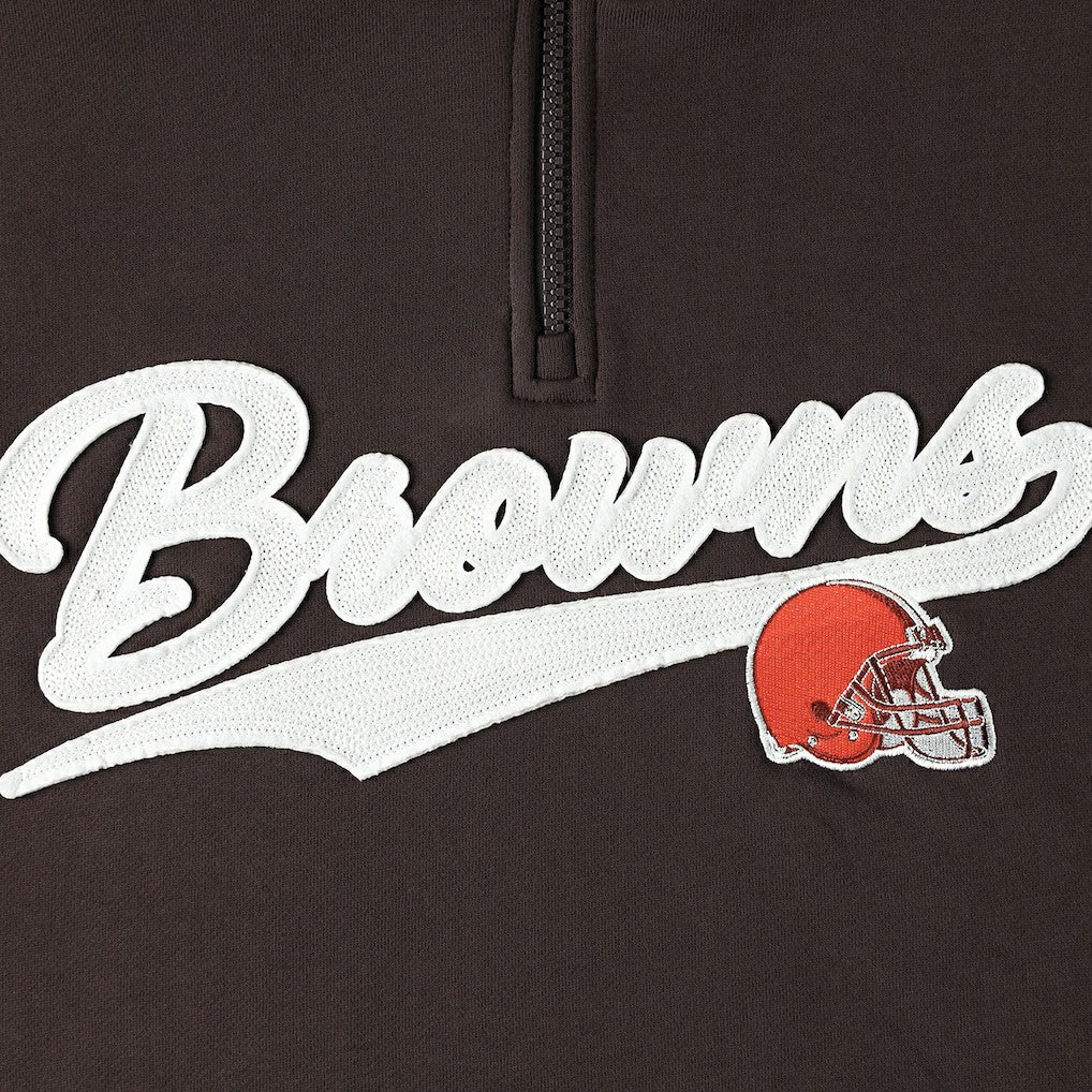 Cleveland Browns  Tommy Hilfiger Aiden Quarter-Zip Sweatshirt