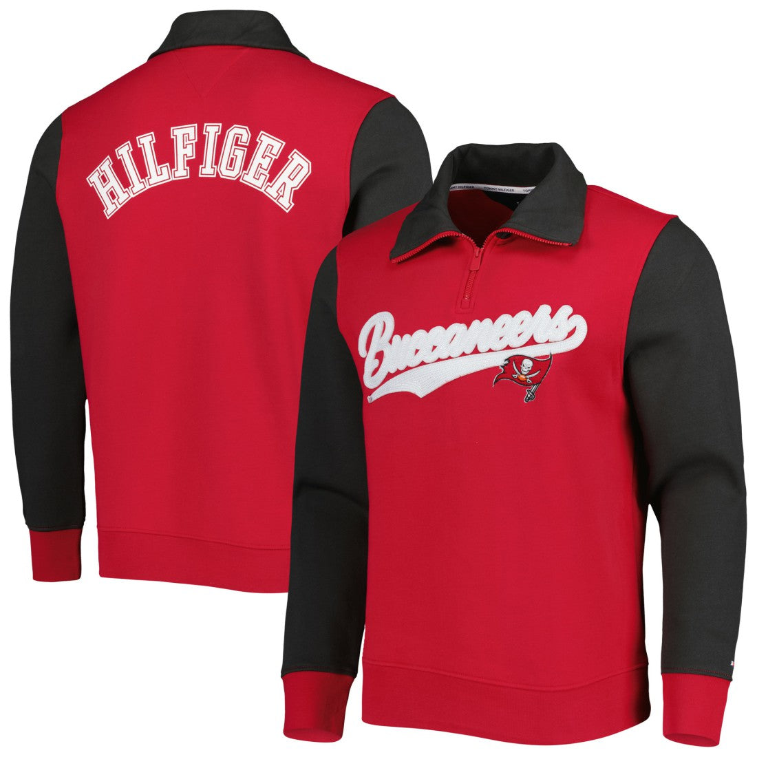 Tampa Bay Buccaneers  Tommy Hilfiger Aiden Quarter-Zip Sweatshirt