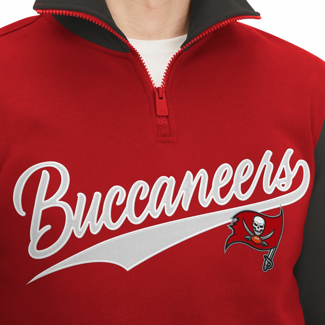 Tampa Bay Buccaneers  Tommy Hilfiger Aiden Quarter-Zip Sweatshirt