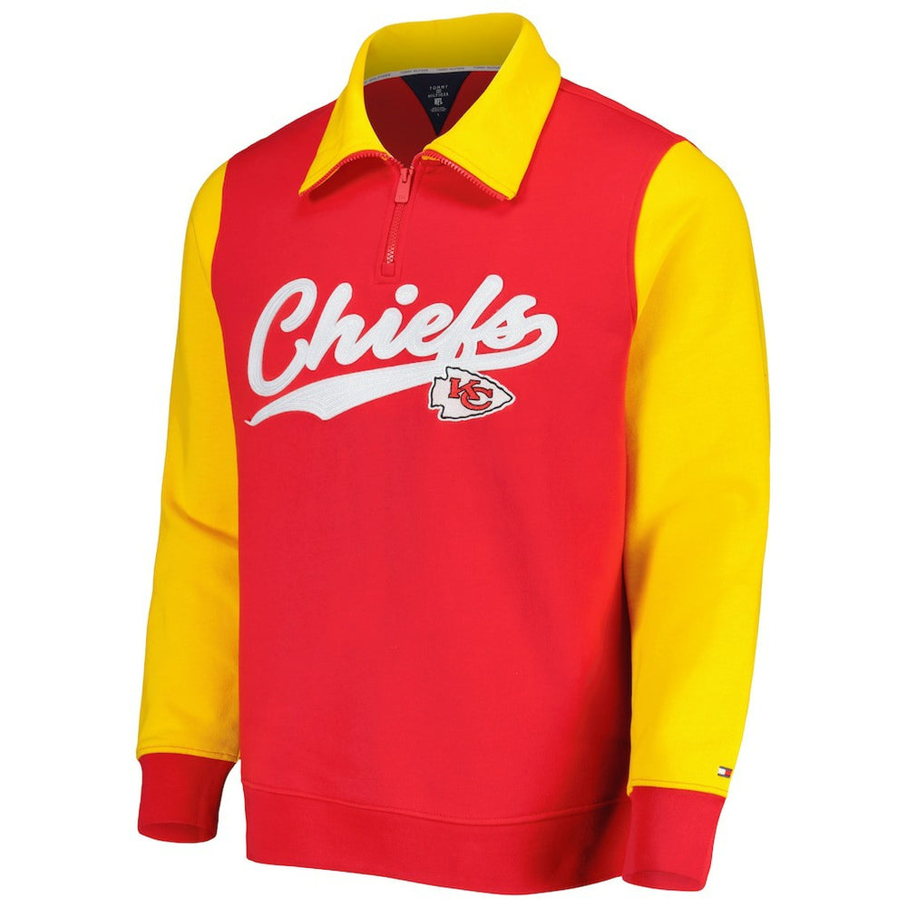 Kansas City Chiefs  Tommy Hilfiger Aiden Quarter-Zip Sweatshirt