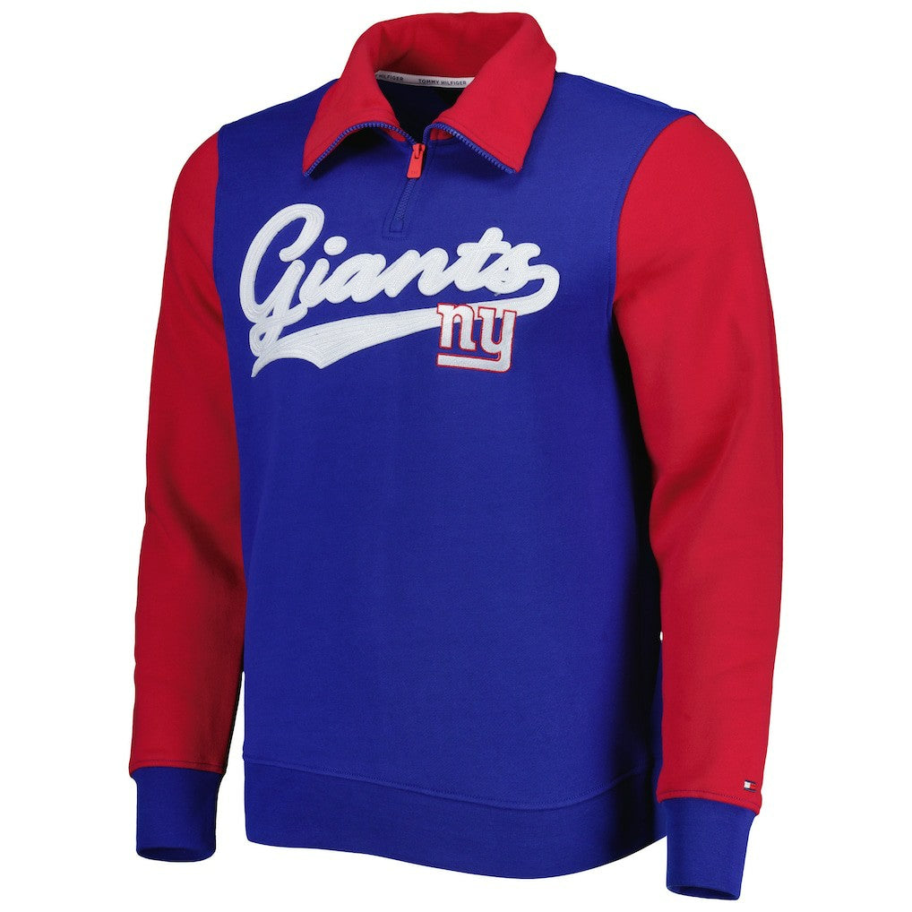 New York Giants  Tommy Hilfiger Aiden Quarter-Zip Sweatshirt