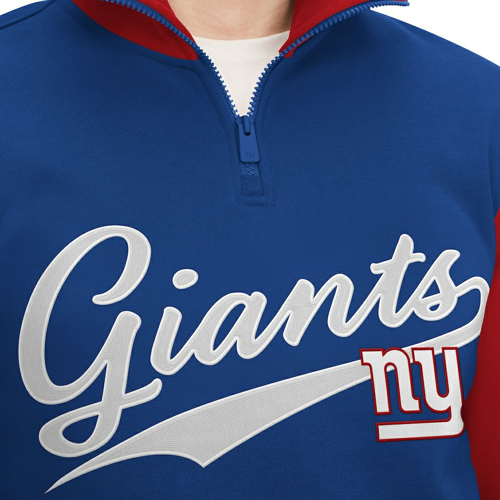 New York Giants  Tommy Hilfiger Aiden Quarter-Zip Sweatshirt