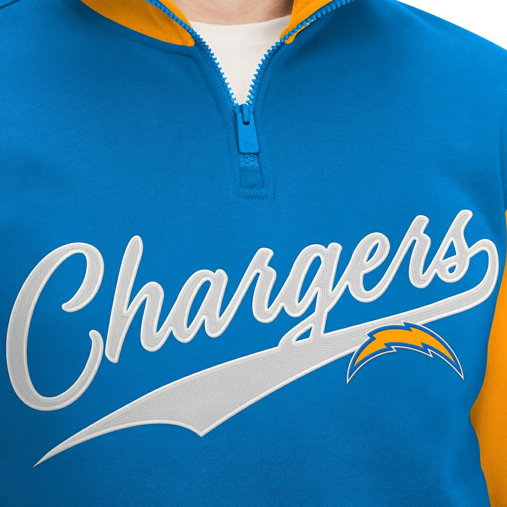 Los Angeles Chargers  Tommy Hilfiger Aiden Quarter-Zip Sweatshirt