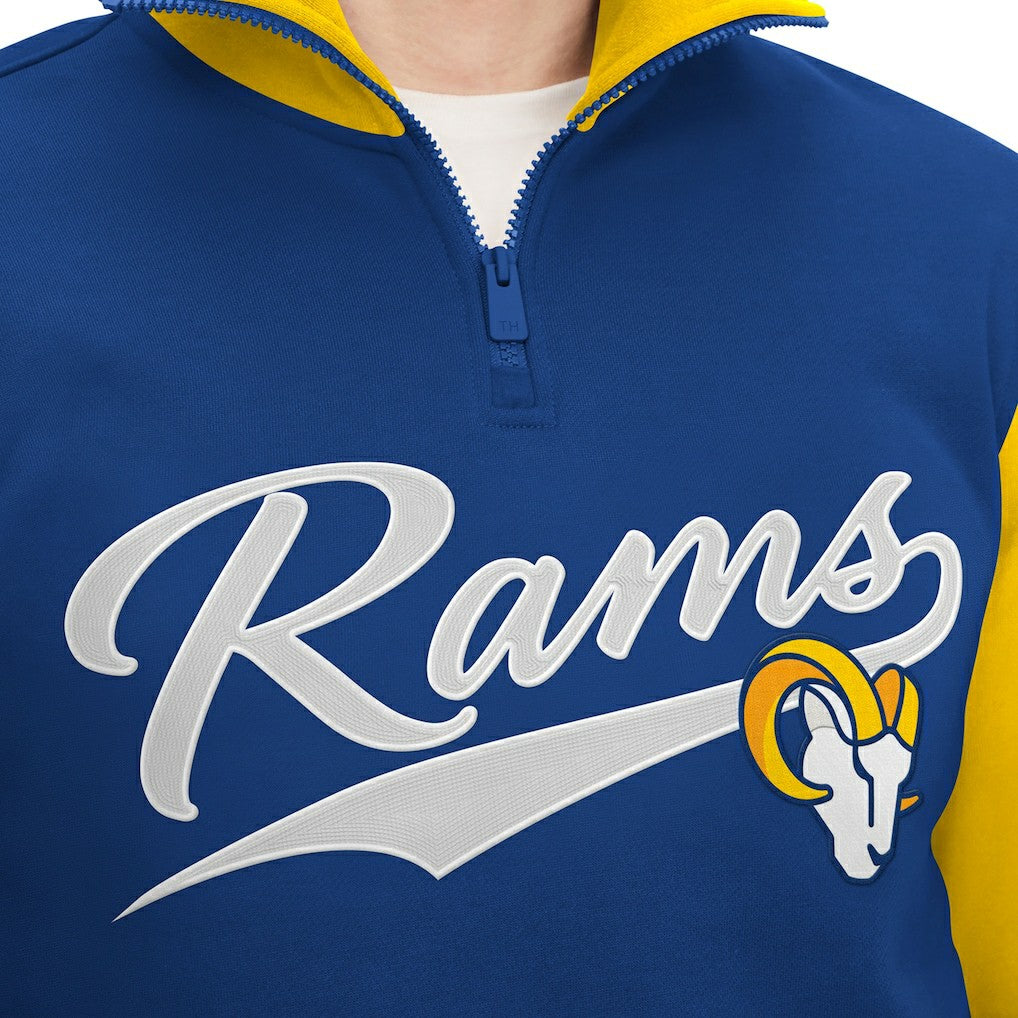 Los Angeles Rams  Tommy Hilfiger Aiden Quarter-Zip Sweatshirt