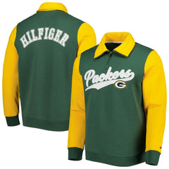 Green Bay Packers  Tommy Hilfiger Aiden Quarter-Zip Sweatshirt