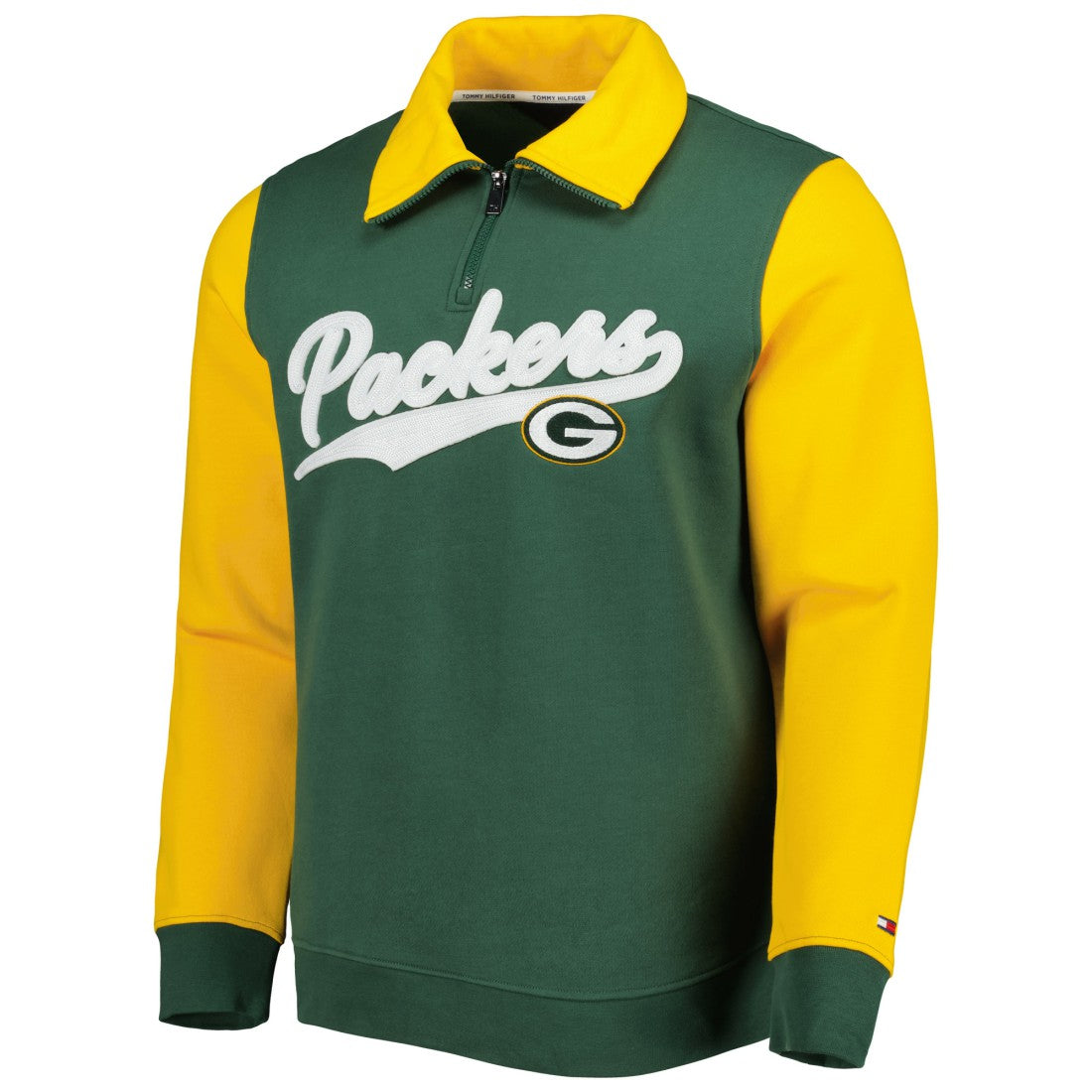 Green Bay Packers  Tommy Hilfiger Aiden Quarter-Zip Sweatshirt