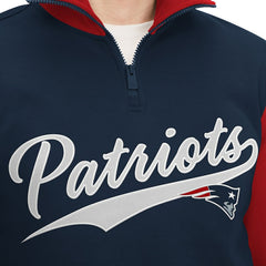 New England Patriots  Tommy Hilfiger Aiden Quarter-Zip Sweatshirt
