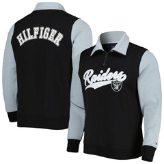 Las Vegas Raiders  Tommy Hilfiger Aiden Quarter-Zip Sweatshirt