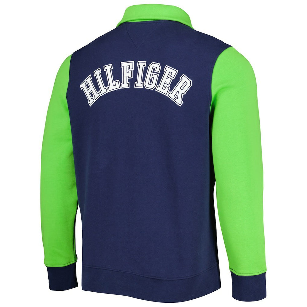 Seattle Seahawks  Tommy Hilfiger Aiden Quarter-Zip Sweatshirt