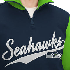 Seattle Seahawks  Tommy Hilfiger Aiden Quarter-Zip Sweatshirt