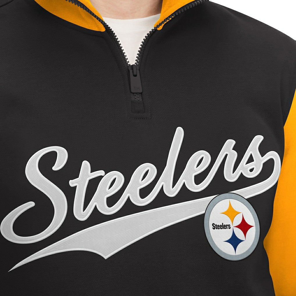 Pittsburgh Steelers  Tommy Hilfiger Aiden Quarter-Zip Sweatshirt