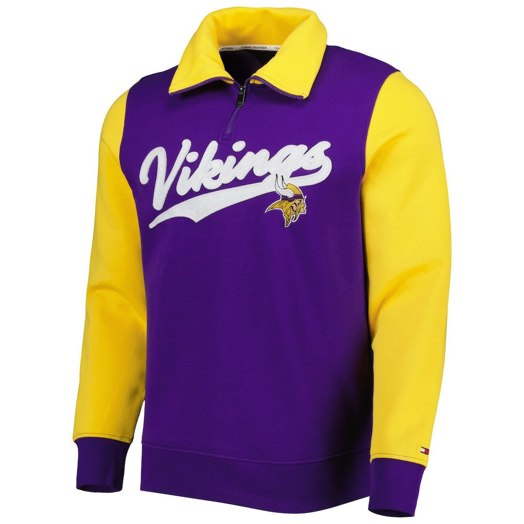 Minnesota Vikings  Tommy Hilfiger Aiden Quarter-Zip Sweatshirt