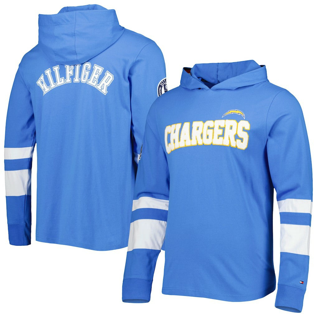 Los Angeles Chargers  Tommy Hilfiger Alex Long Sleeve Hoodie T-Shirt