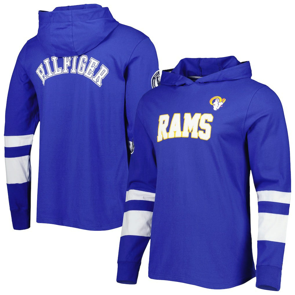 Los Angeles Rams  Tommy Hilfiger Alex Long Sleeve Hoodie T-Shirt