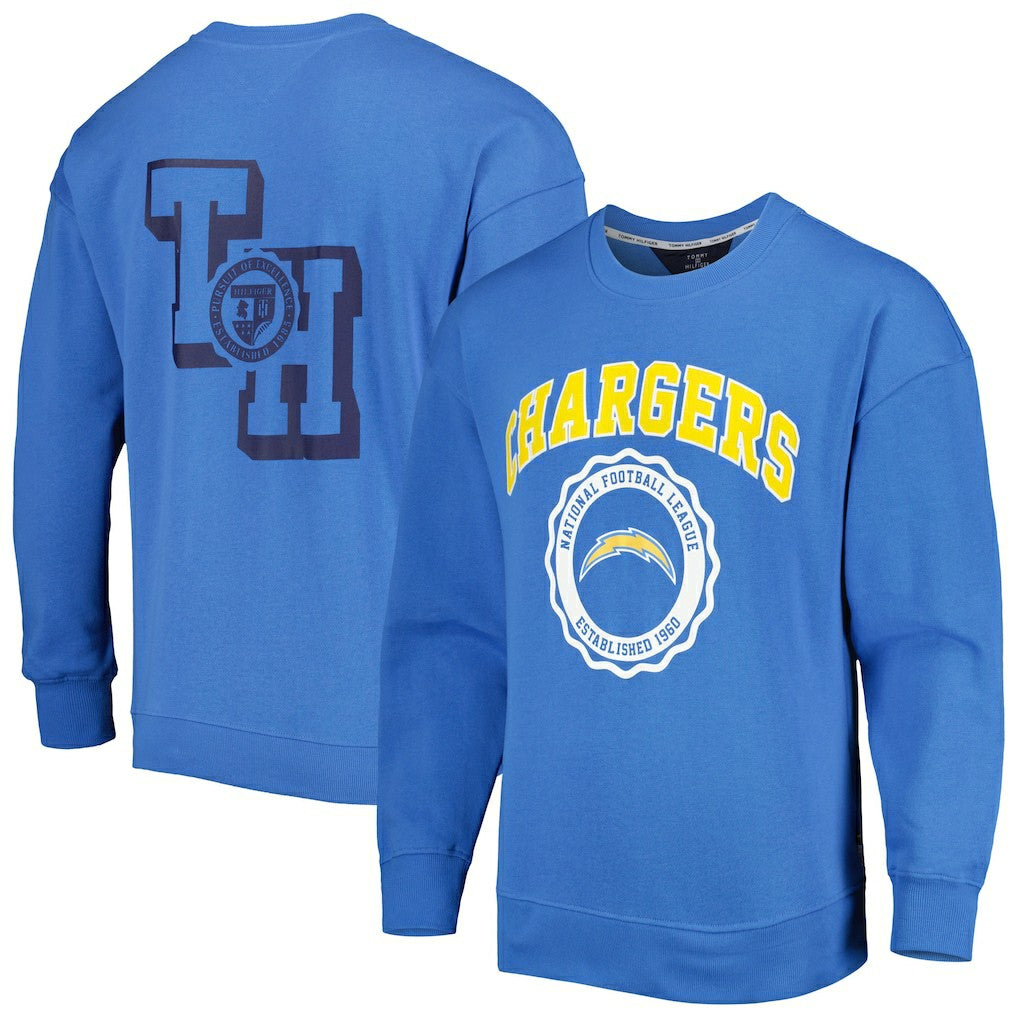 Los Angeles Chargers  Tommy Hilfiger Ronald Crew Sweatshirt