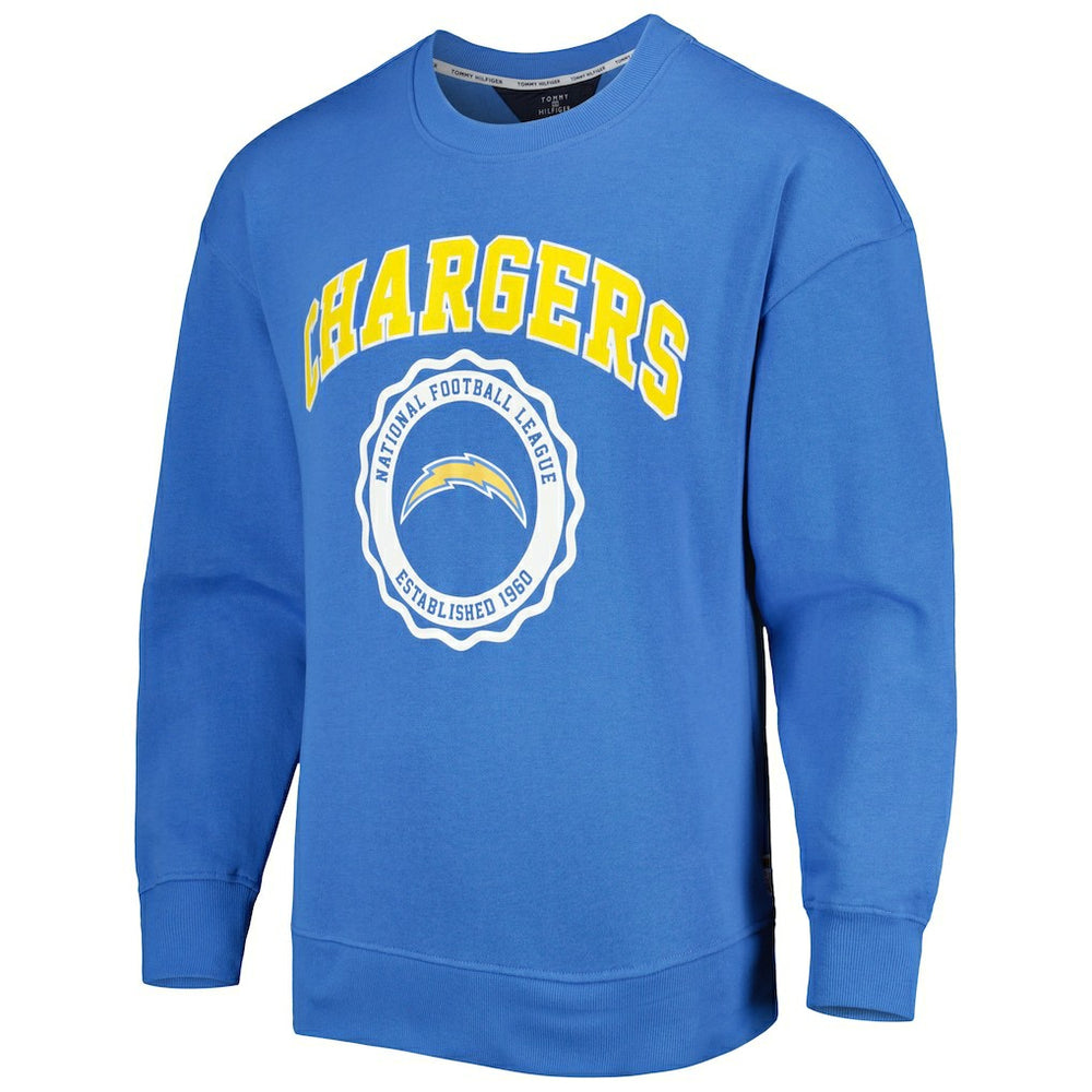 Los Angeles Chargers  Tommy Hilfiger Ronald Crew Sweatshirt