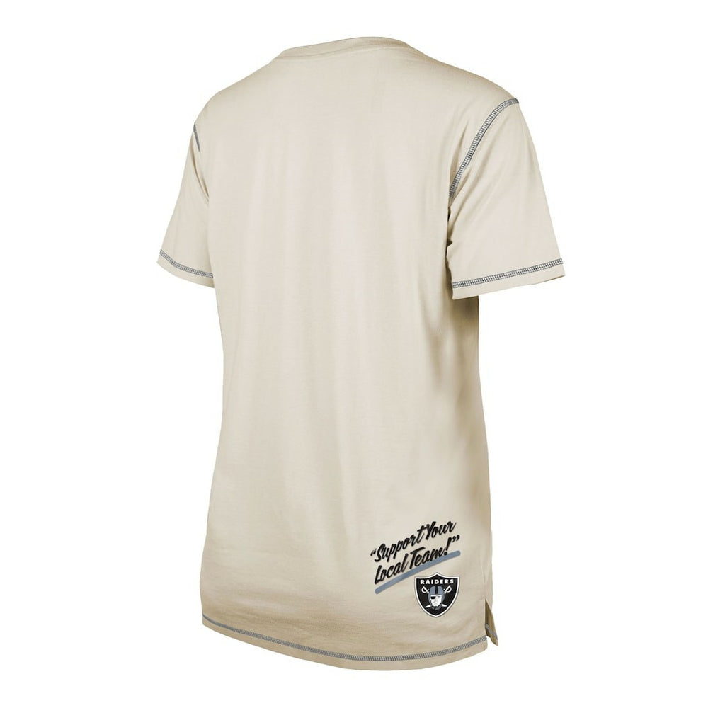 Las Vegas Raiders New Era Women's Split T-Shirt